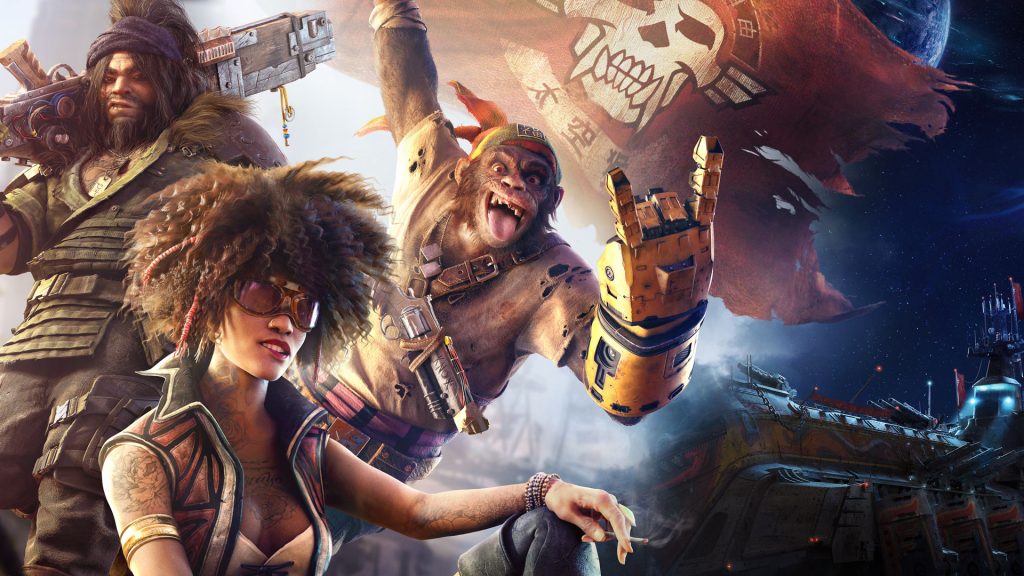 Beyond Good & Evil 2 key art — Knox and the space pirate crew
