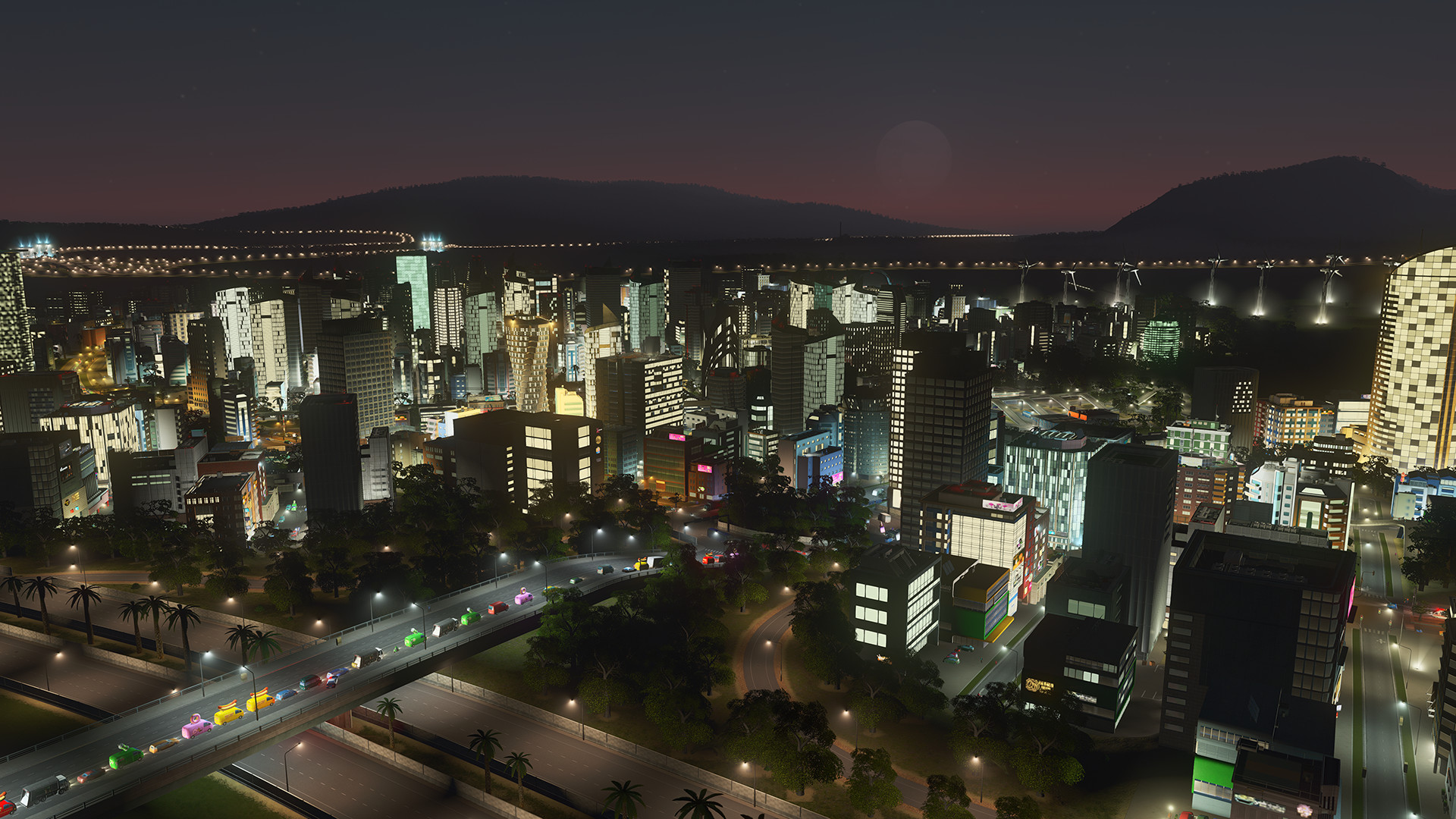 Cities: Skylines gameplay — coastal city expansion