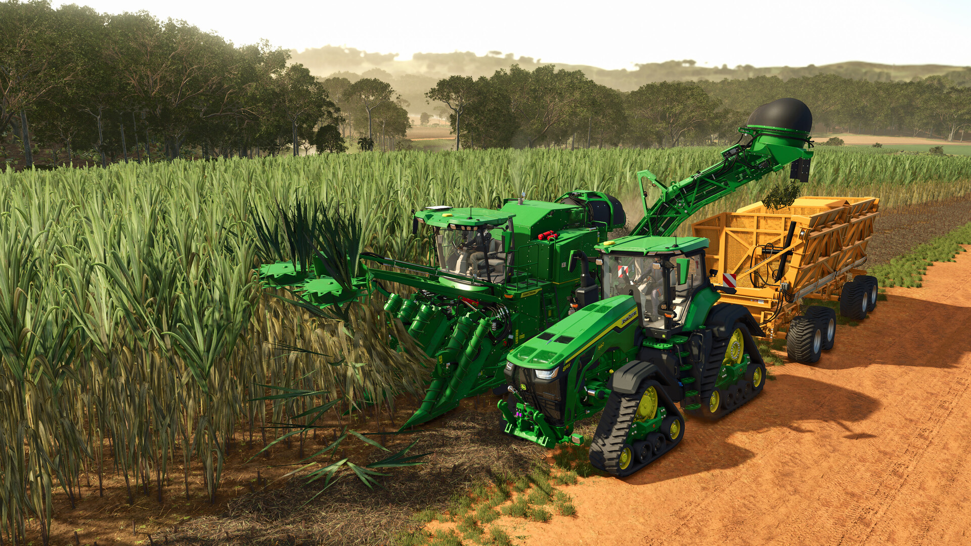 Farming Simulator 25 Beans & Alpacas Expansion gameplay in the Catuai region