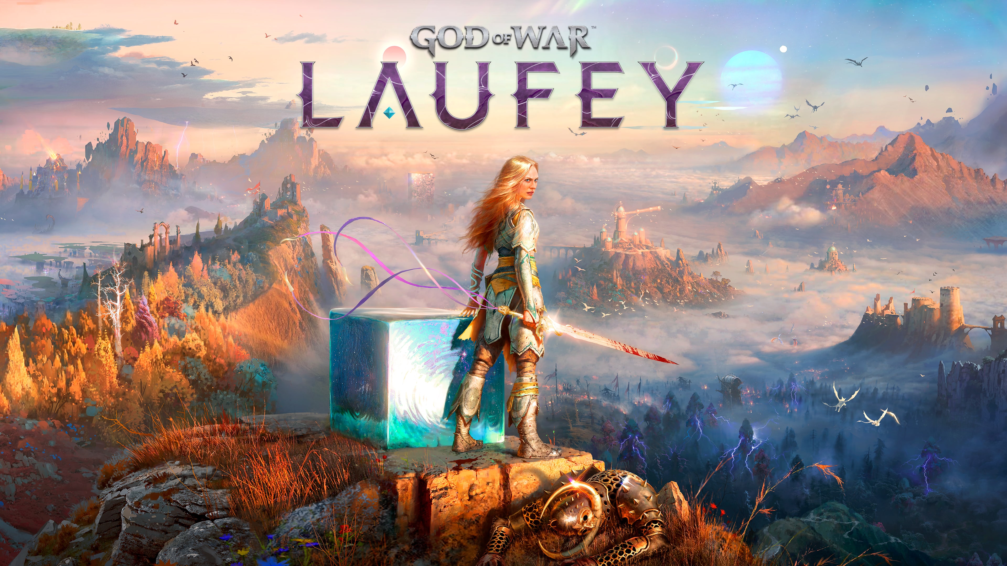 God of War Laufey official key art - Faye with Phranque in the Everywhen