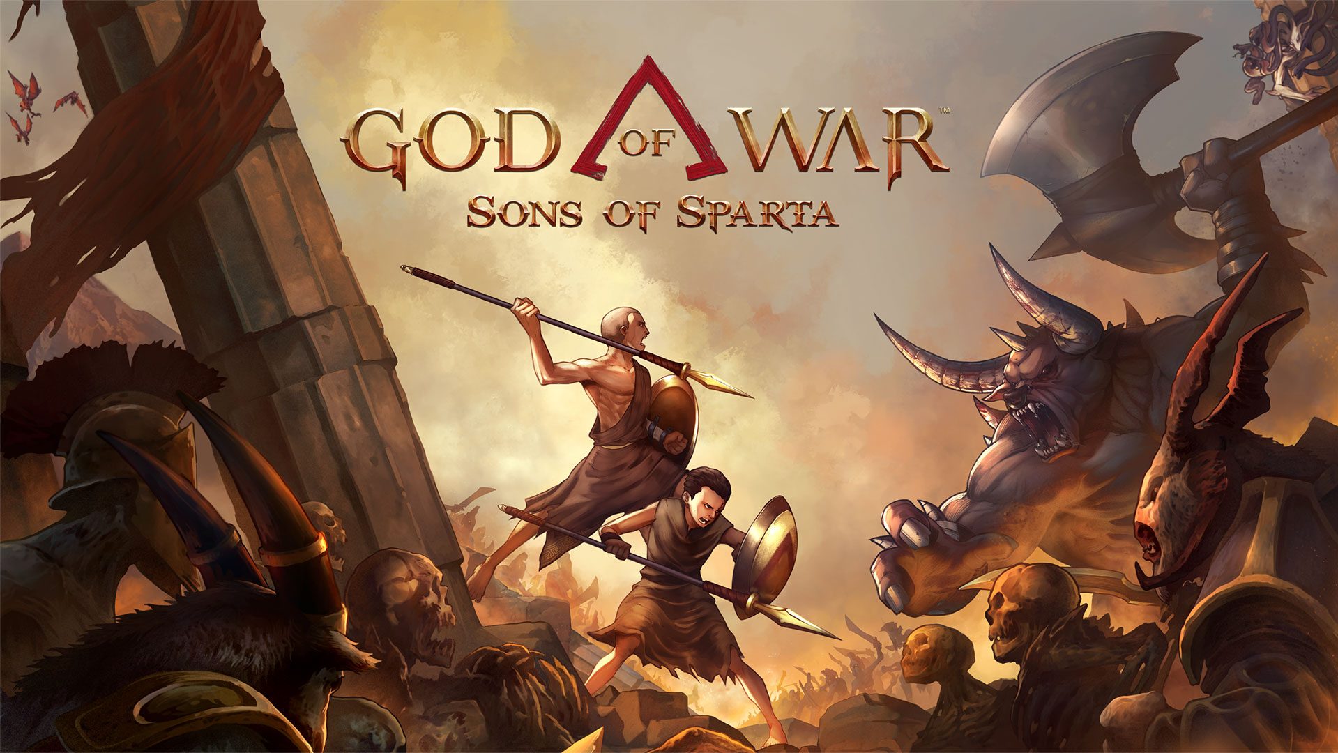 God of War: Sons of Sparta key art