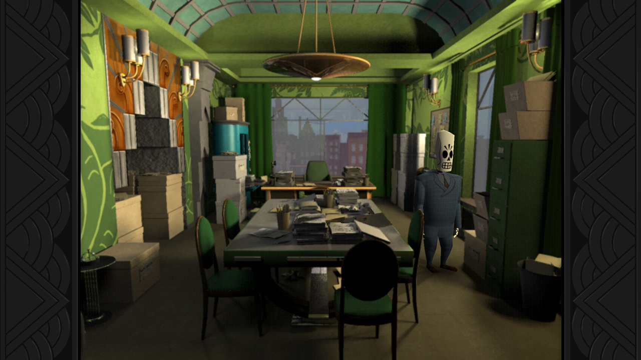 Grim Fandango Remastered gameplay