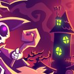 HorrorVale Deadluxe Edition key art showing Alice and her zombie dog Scruffy under a full moon