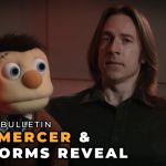 Mr Magpie's Harmless Card Game key art — Matt Mercer beside the Mr Magpie puppet