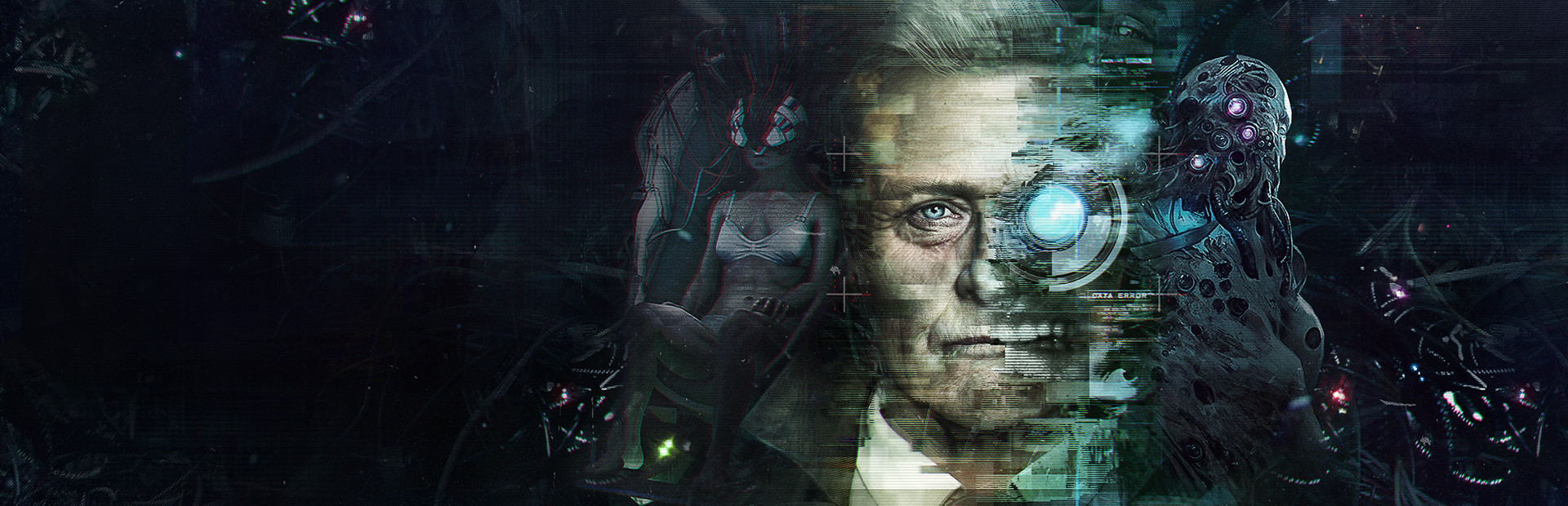 Observer: System Redux key art showing the cyberpunk detective world