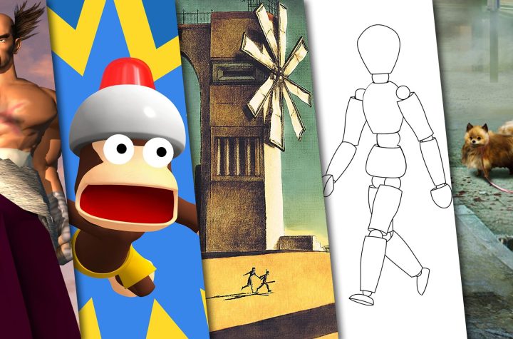 PlayStation Plus Premium Classics Catalog collage featuring Tekken, Ape Escape, ICO, Echochrome and Tokyo Jungle