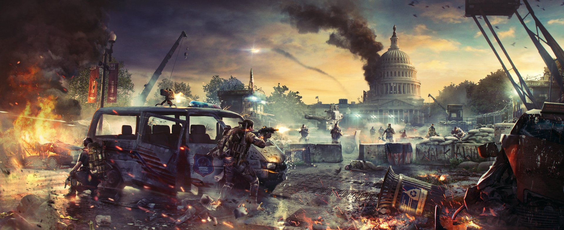 Official The Division 2 key art.