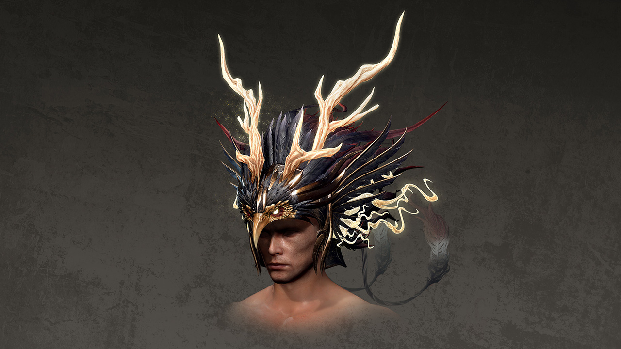 Wo Long 2: Wings of Ember alpha demo bonus artwork — the Fledgling Phoenix Helmet