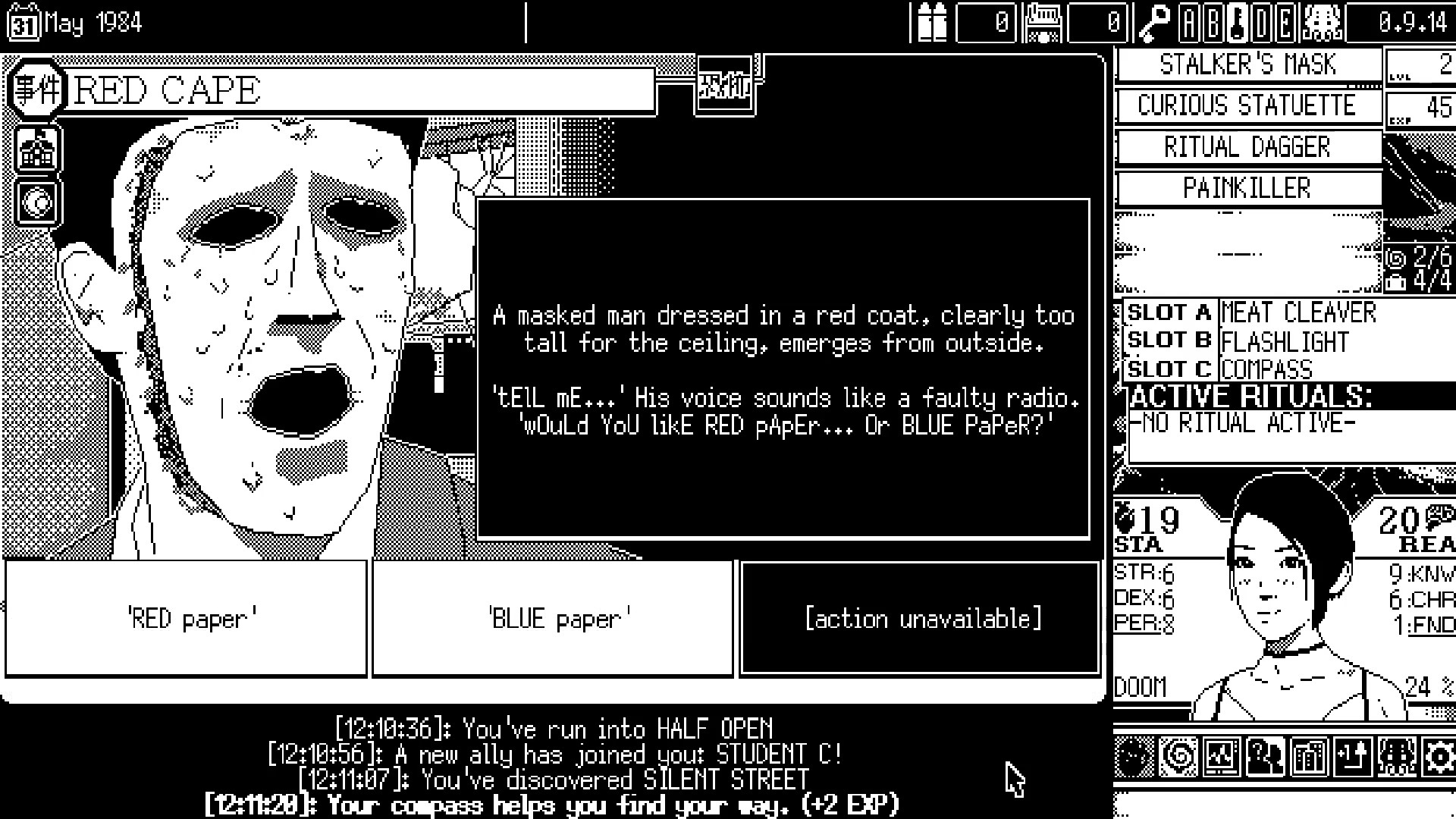 World of Horror gameplay screenshot